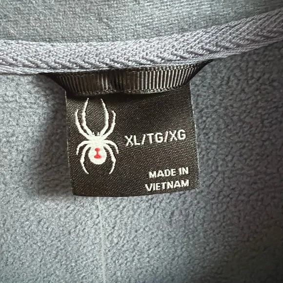 Spyder Womens Speedo Powder Blue Waffle Knit
Fleece Zip Jacket XL - Picture 6 of 9